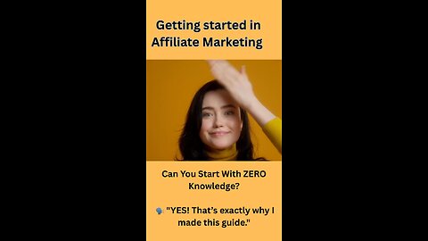 Getting started as an affiliate