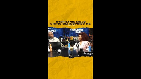 @iamstephaniemills Criticism inspires me. #stephaniemills 🎥 @breakfastclubam
