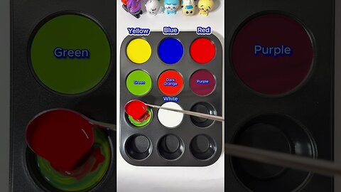 Create 9 Colors from 3 Colors Green + White + Blue