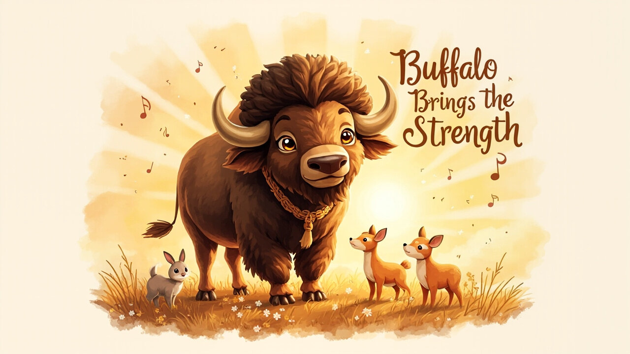 Buffalo Brings the Strength | Kids’ Song about True Strength