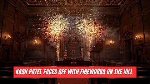 Kash Patel Faces Off with Fireworks on The Hill 