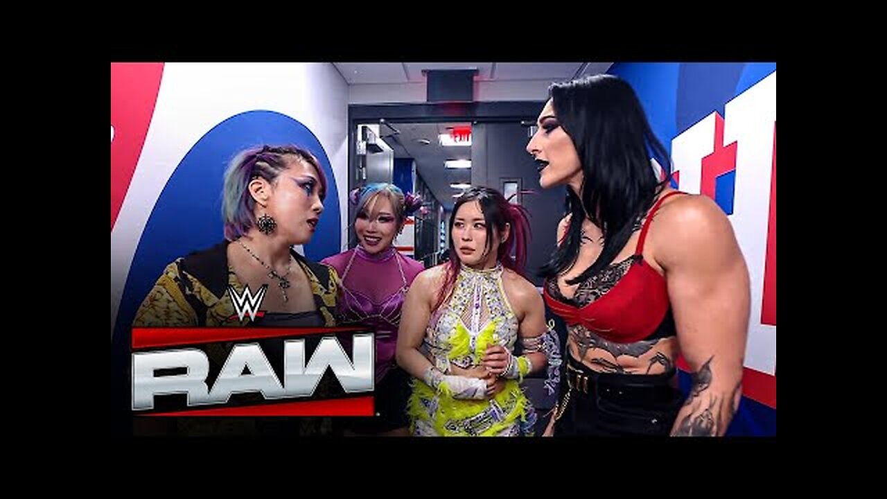 The Kabuki Warriors get into an altercation with Rhea Ripley Raw highlights, Aug. 18, 2025 - WWE