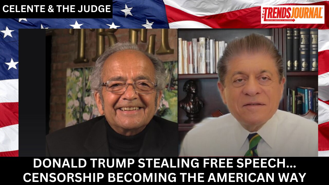 DONALD TRUMP STEALING FREE SPEECH... CENSORSHIP BECOMING THE AMERICAN WAY