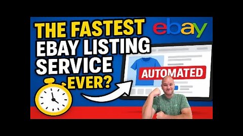 FASTEST Automated AI Ebay Listing Service 100 listings per day