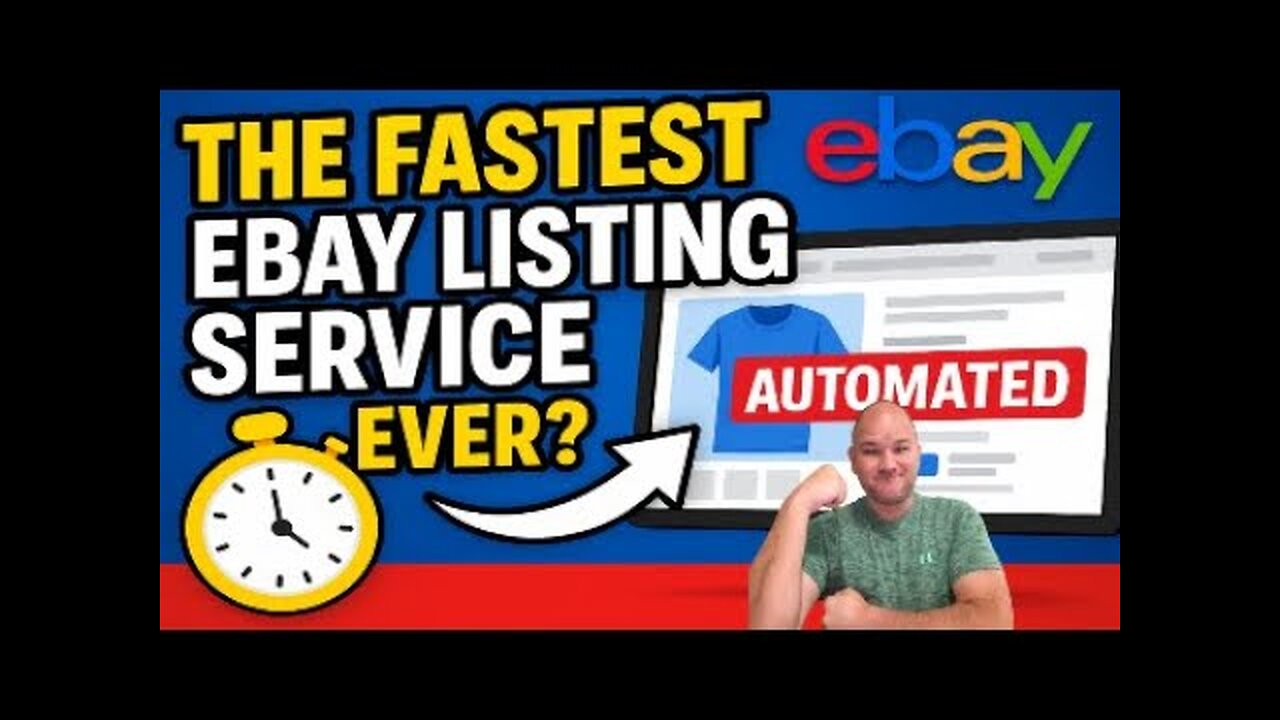FASTEST Automated AI Ebay Listing Service 100 listings per day