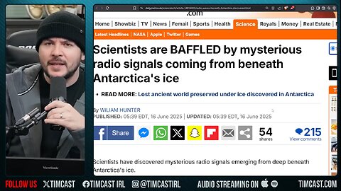 STRANGE SIGNALS Emerge From UNDER Antarctica, Scientists BAFFLED, Could Lost Civilization Be UNDER