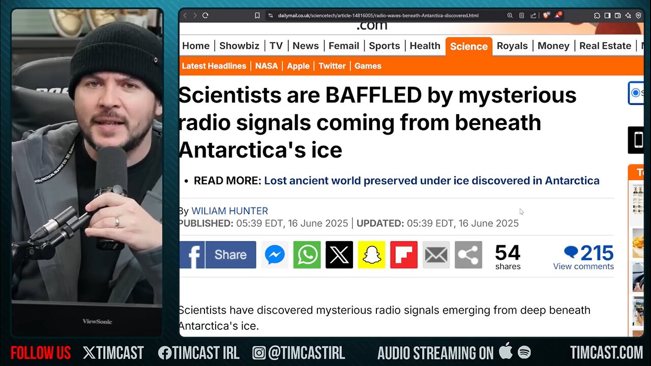 STRANGE SIGNALS Emerge From UNDER Antarctica, Scientists BAFFLED, Could Lost Civilization Be UNDER