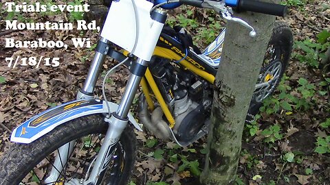 2015 Trials riding Mountain Road, Baraboo, Wi. WOTA