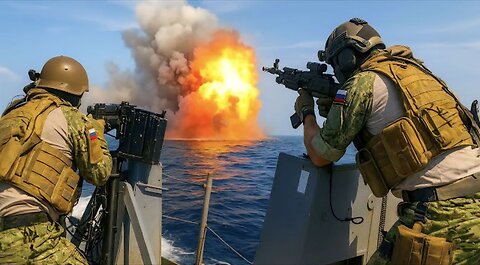 Russian Navy Brings the Thunder – Ukrainian Port Wiped Off the Map