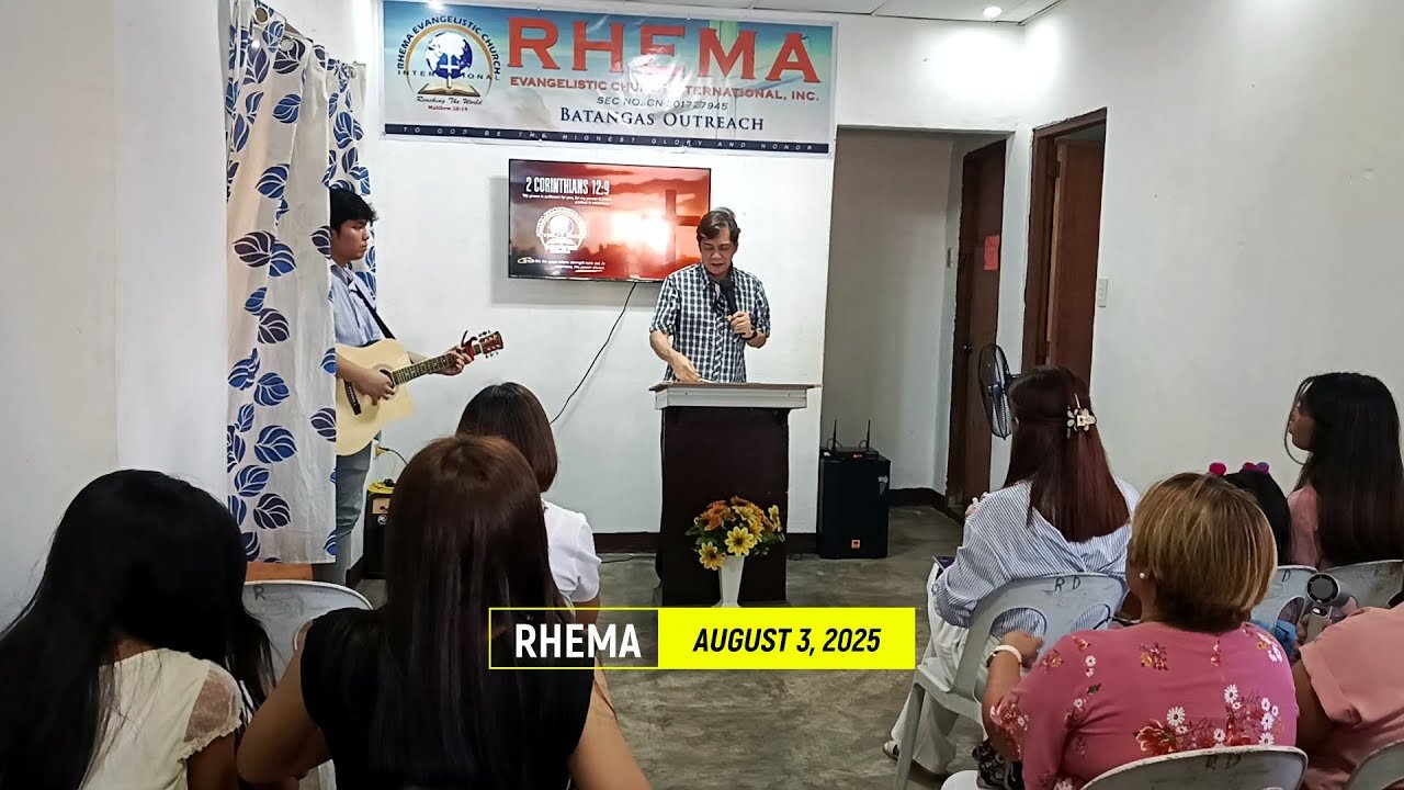 Hintayin ang RHEMA | AUGUST 3, 2025 | Batangas Joint Fellowship