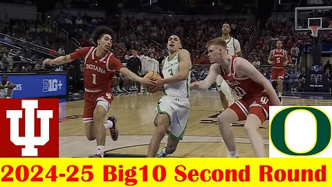 Indiana vs Oregon Basketball Game Highlights, 2024-25 Big 10 Tournament Second Round