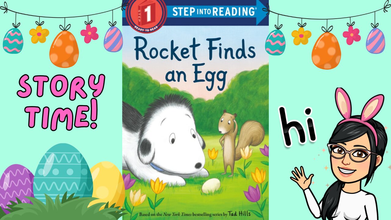 Rocket Finds An Egg // Read Aloud bedtime story for kids and preschoolers and kindergarten