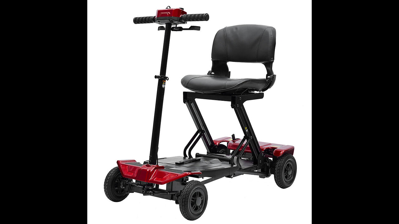 One Button Folding Elderly Mobility Electric Scooter