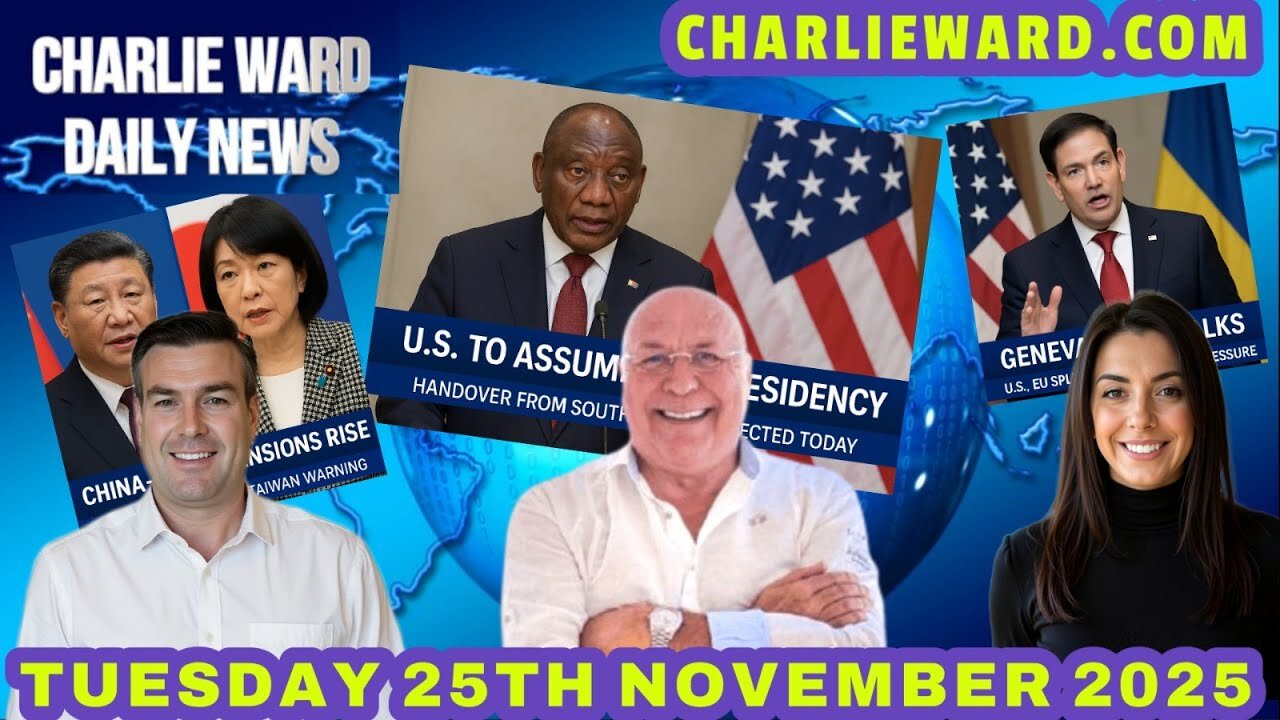 CHARLIE WARD DAILY NEWS WITH CHARLIE WARD. PAUL & DREW TUESDAY 25TH NOV 2025