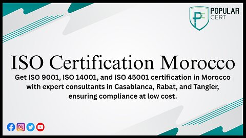 ISO Certification in Morocco: Boost Your Business with Global Standards