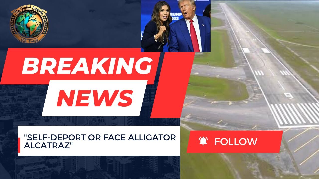 "Alligator Alcatraz: Noem & Trump’s Bold Border Warning to Migrants"