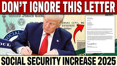 DON'T IGNORE THIS! New Social Security Letter | SSA SSI SSDI | Social Security INCREASE Update 2025