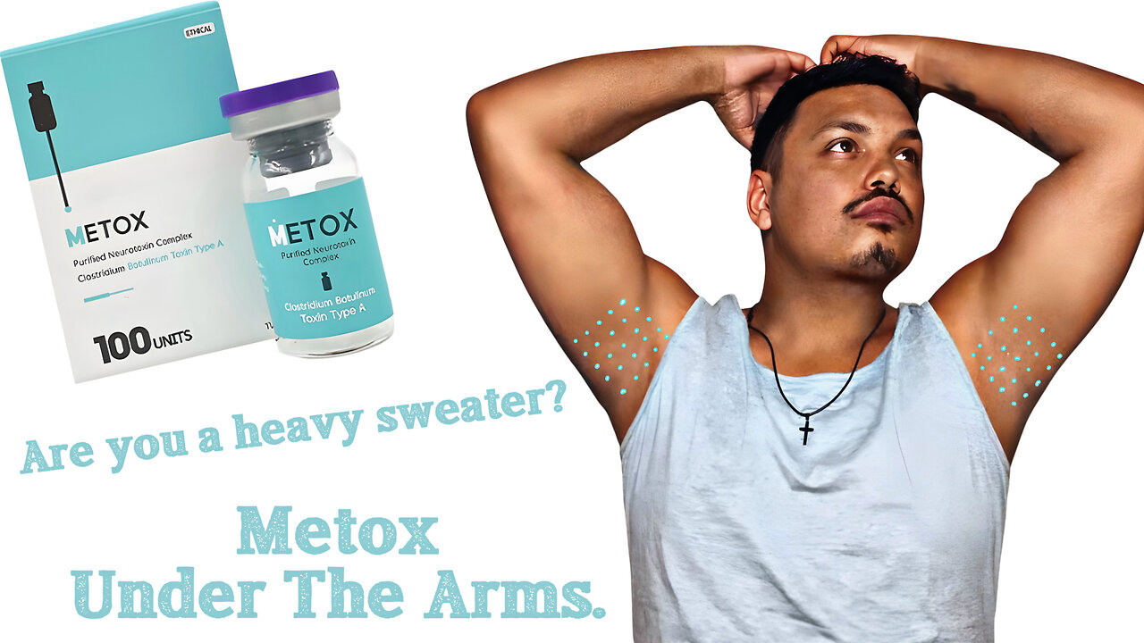 Join Me As I Use Metox Underneath The Arms To Prevent Sweating.