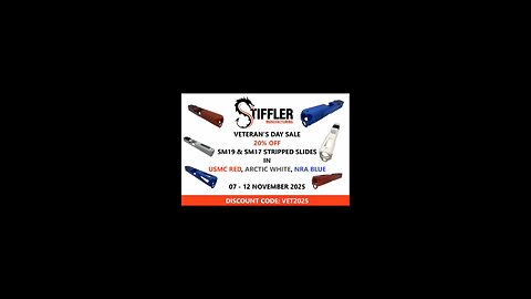 Stiffler Manufacturing- Veterans Day Sale