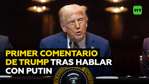 El primer comentario de Trump tras su conversación con Putin