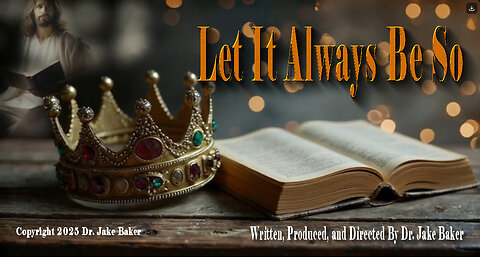 Let It Always Be So