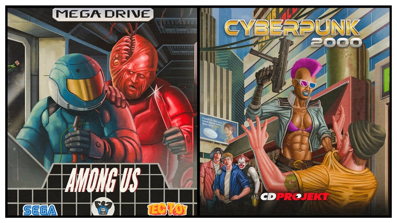 AMAZING retro game covers for new games!