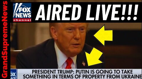 BREAKING NOW!!! 🚨 HE'S GOING TO TAKE SOMETHING!? US PRESIDENT MAKES SHOCKING STATEMENT LIVE ON TV