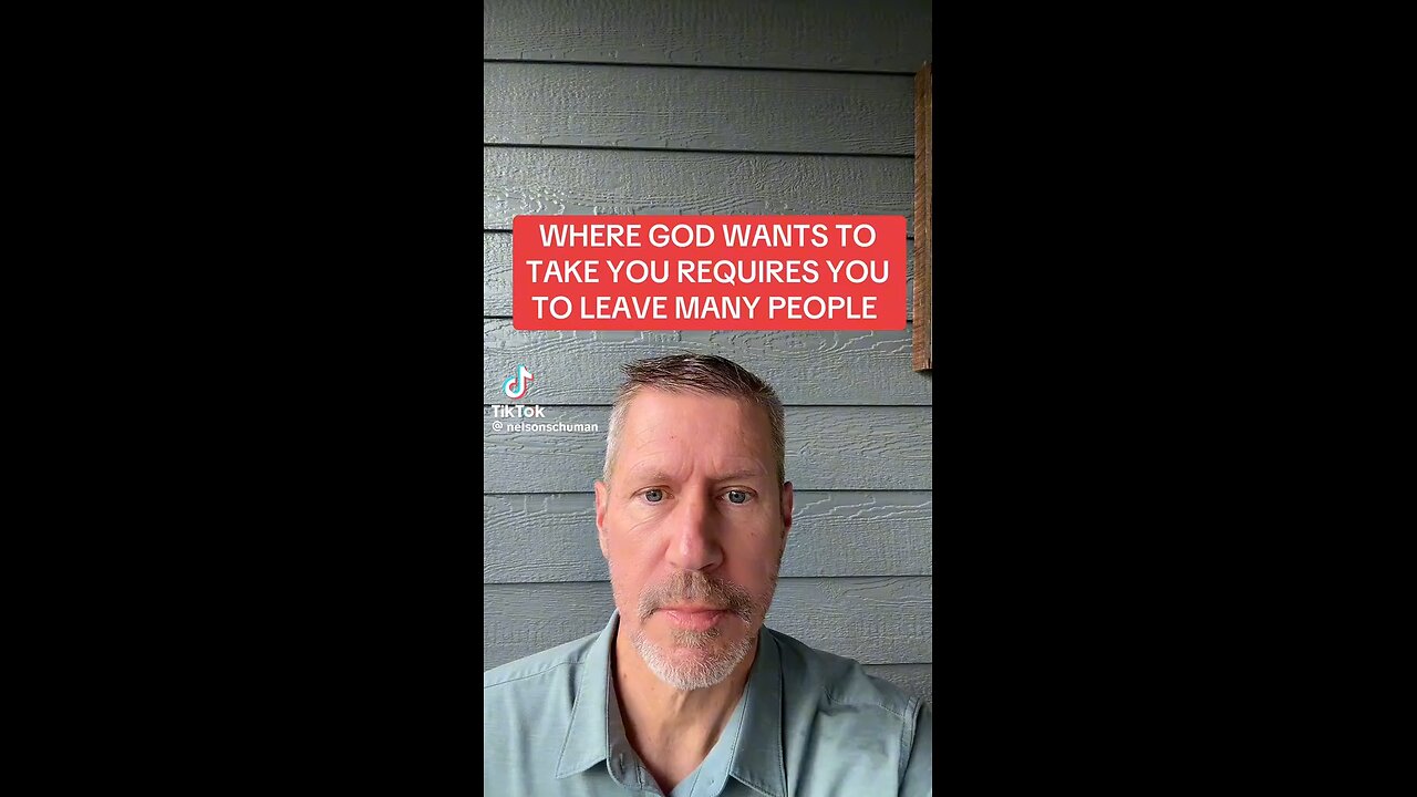 You must leave some people