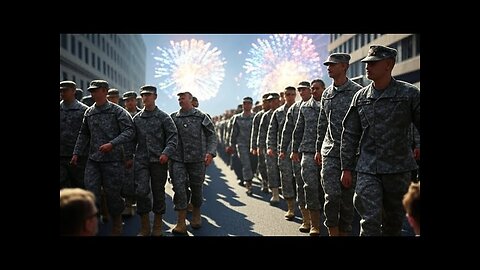 The military parade is not for Trump's birthday.