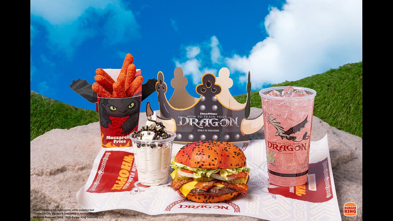 Got The New How To Train Your Dragon Meal At Burger King