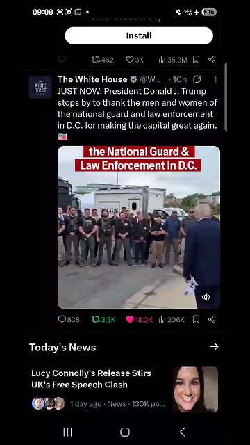 The White House : National Guard