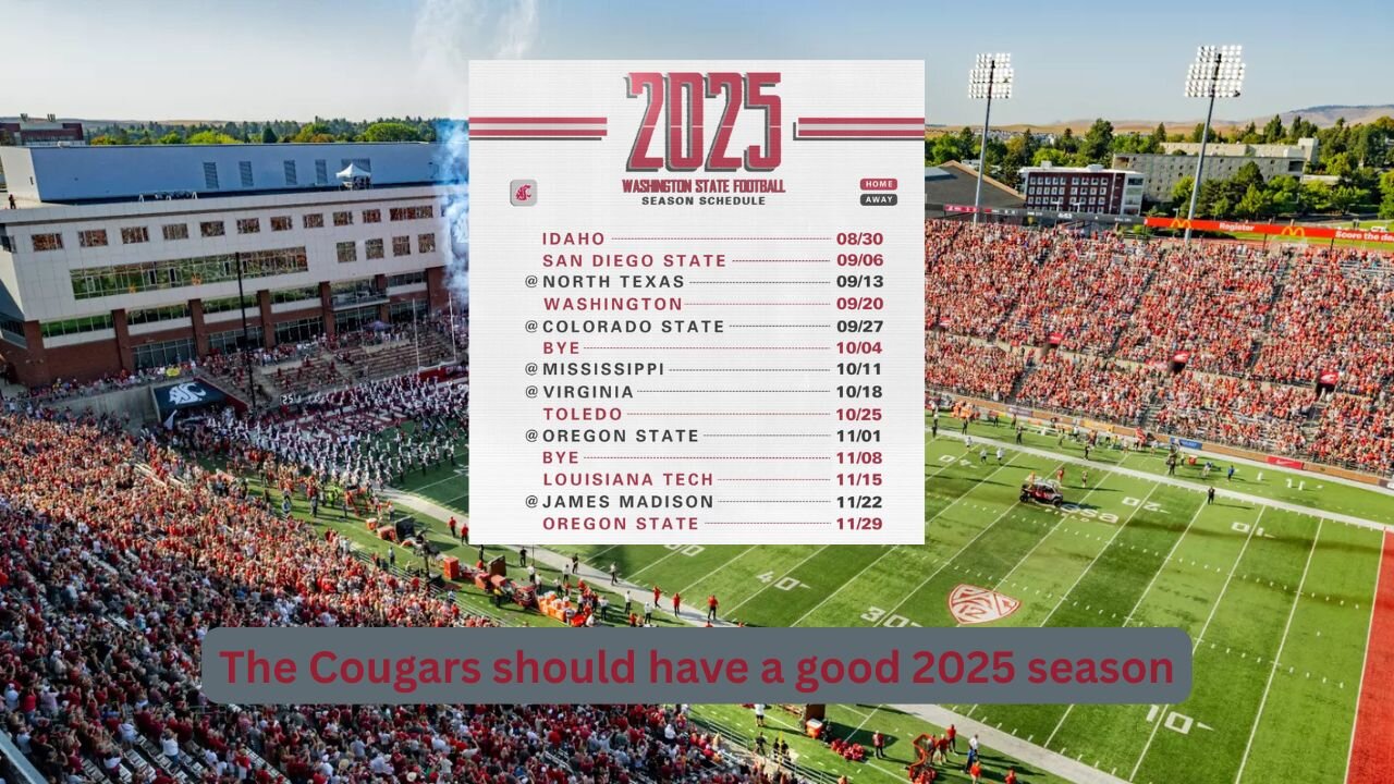 The Washington Cougars likely have nothing but good things ahead in 2025