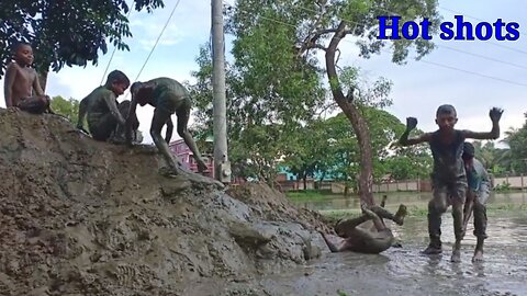 Simple rural life in Asia