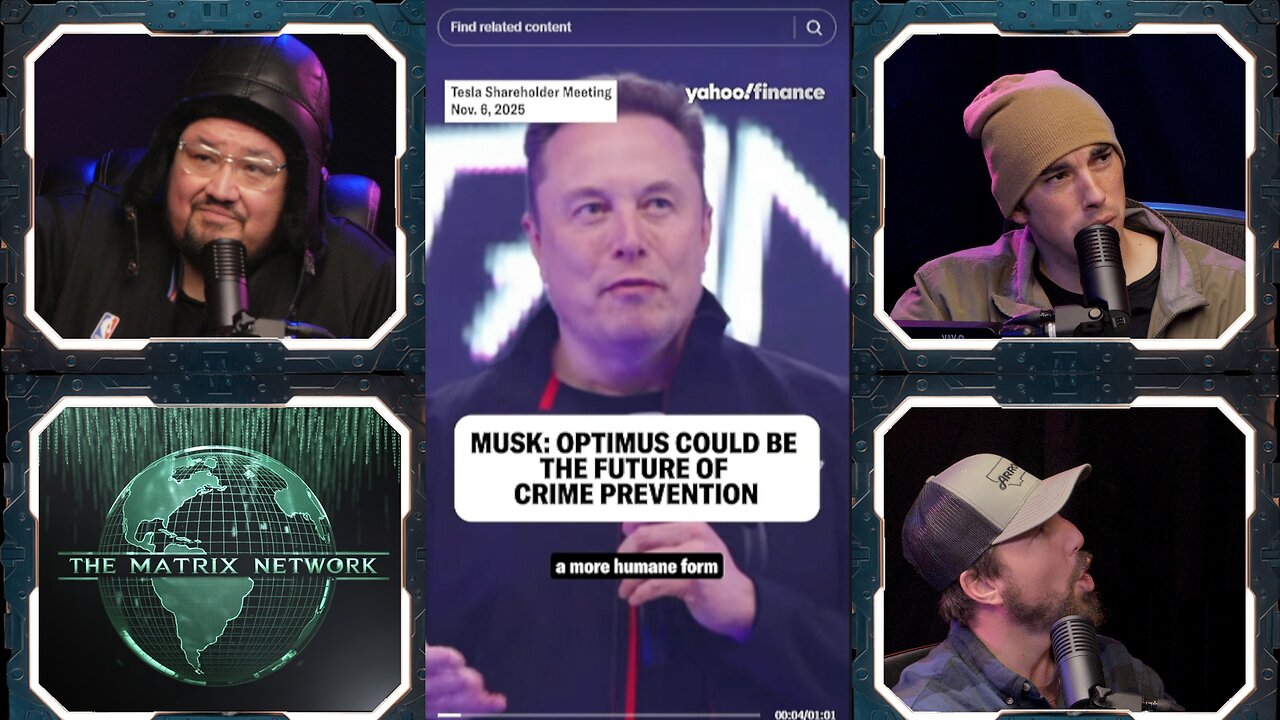 🚨Elon's Minority Report Coming - Tesla robot to Prevent FUTURE CRIME🚨