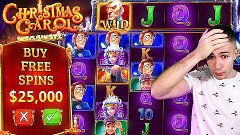 $25,000 Christmas Carol Megaways Bonus Buy and I go MYSTERY SPINS (25K SUB SPECIAL #16) 🎅