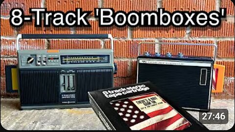 🔊 Restoring an 8-Track Boombox 📼 | Old Tech Lives Again! 🔧💥
