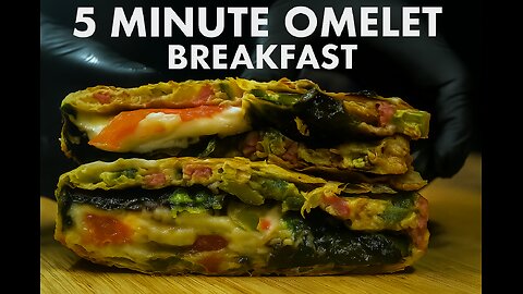This 5 Minute Omelet Will Change Your Breakfast Game FOREVER🍳🔥⏱️