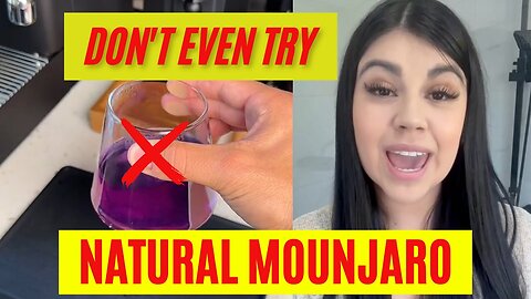 MOUNJARO RECIPE - ( 😱DRINK RECIPE😱 ) - NATURAL MOUNJARO TEA RECIPE - NATURAL MOUNJARO EXPLAINED