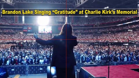Brandon Lake singing “Gratitude” at Charlie Kirk’s memorial,
