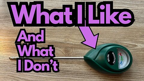 XLUX Plant Moisture Meter (small) - My Thoughts...
