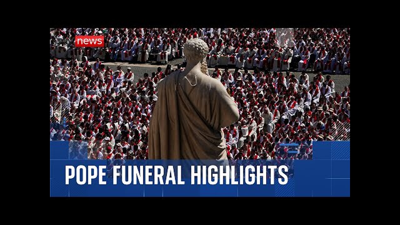 The most powerful images from the funeral of Pope Francis