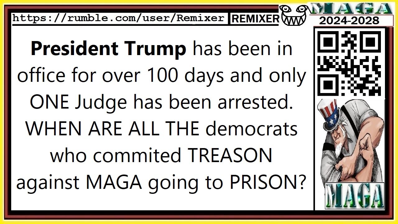 100 days and only ONE Judge has been arrested