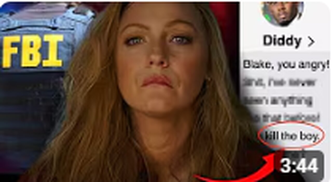 FBI Seize Diddy Tape Featuring Blake Lively Murdering Autistic Child at 'Freak Off' Party