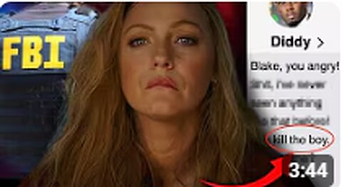 FBI Seize Diddy Tape Featuring Blake Lively Murdering Autistic Child at 'Freak Off' Party