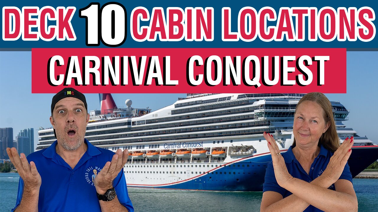 How to Find Your Cabin on Carnival Conquest Deck 10 | Tall Man’s Cruise Adventures