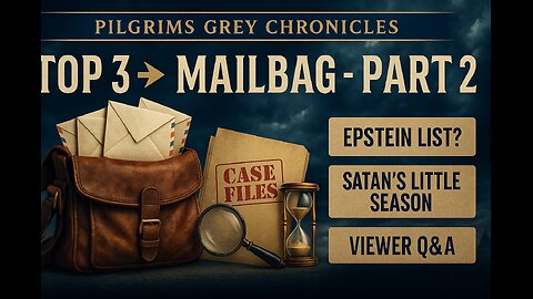 Top 3 → Mailbag Pt. 2: Epstein List Facts (Trump Not On It) + Satan’s Little Season Q&A