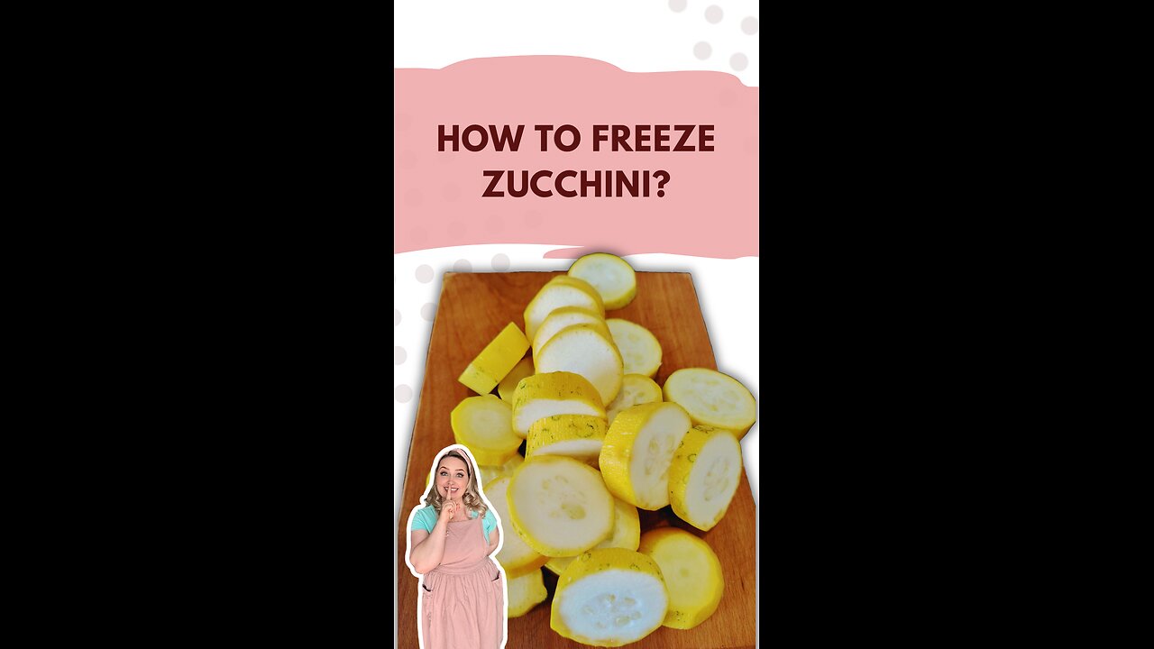 FREEZE ZUCCHINI THE RIGHT WAY | Step-by-Step Vacuum Sealing Guide