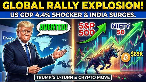MARKET में तूफ़ानी तेज़ी! 🚀 Trump का U-Turn और US GDP का धमाका | Nifty Analysis | EPK Capital