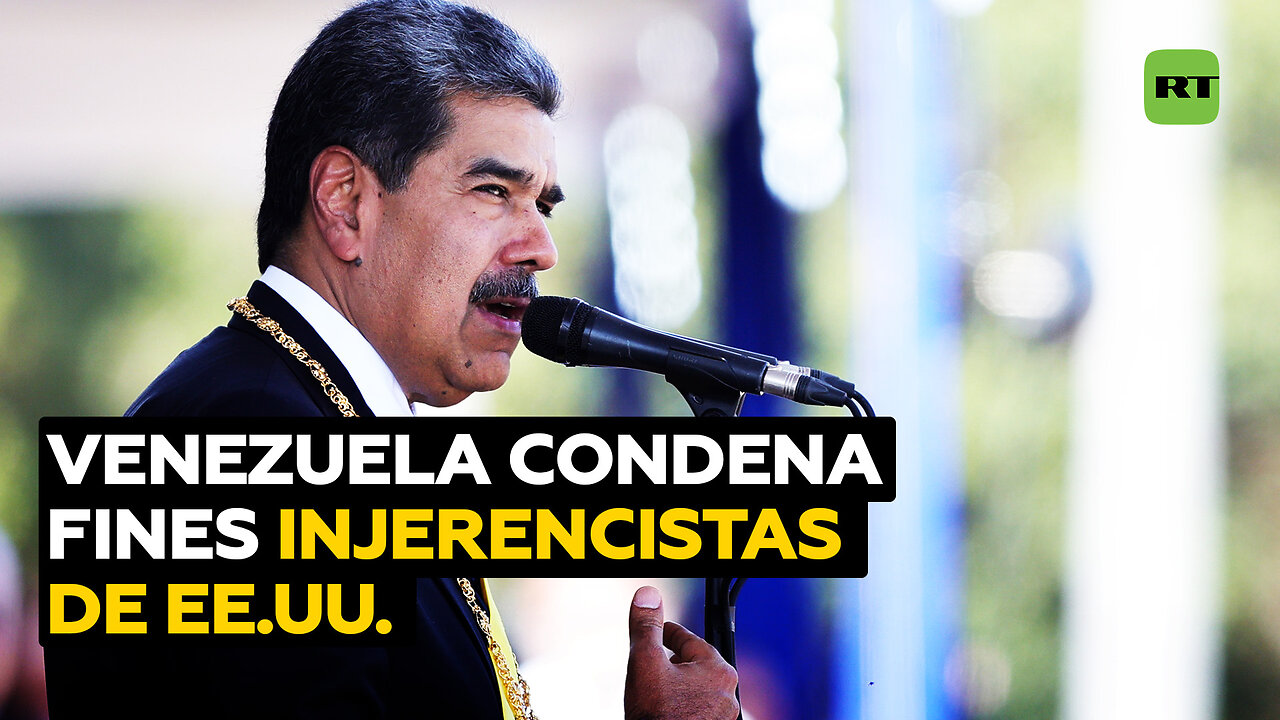 Venezuela denuncia fines injerencistas de EE.UU. enmascarados +