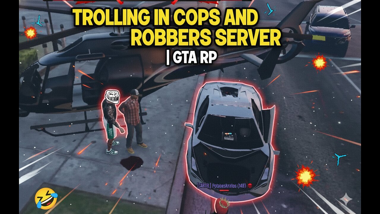 TROLLING IN COPS AND ROBBERS SERVER | GTA RP